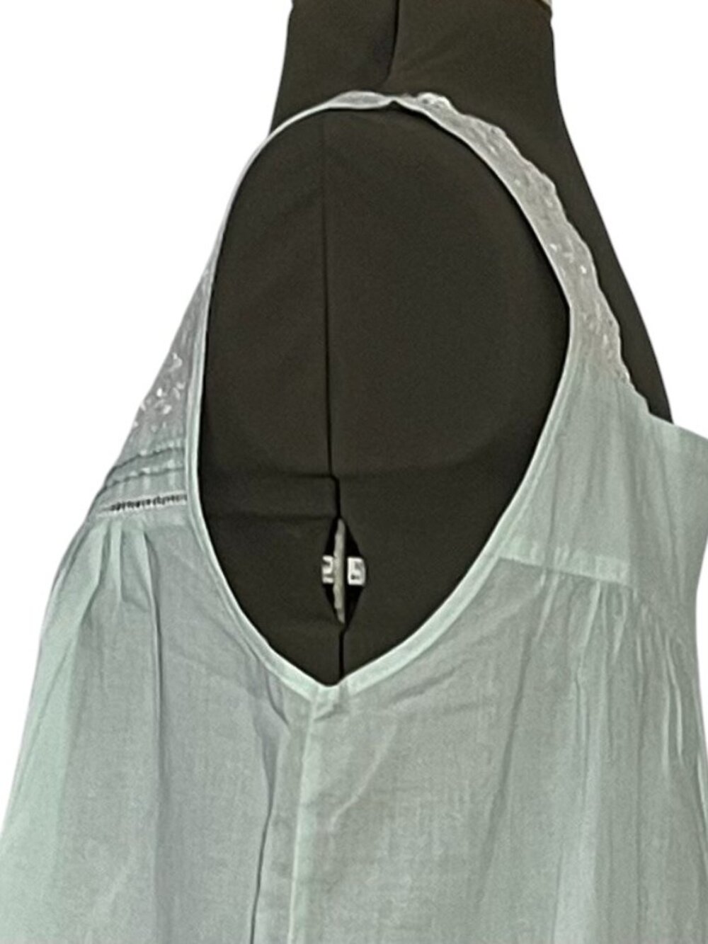 EILEEN WEST Light Mint Green Nightgown With Robe Set Size S NWOT - Picture 13 of 16
